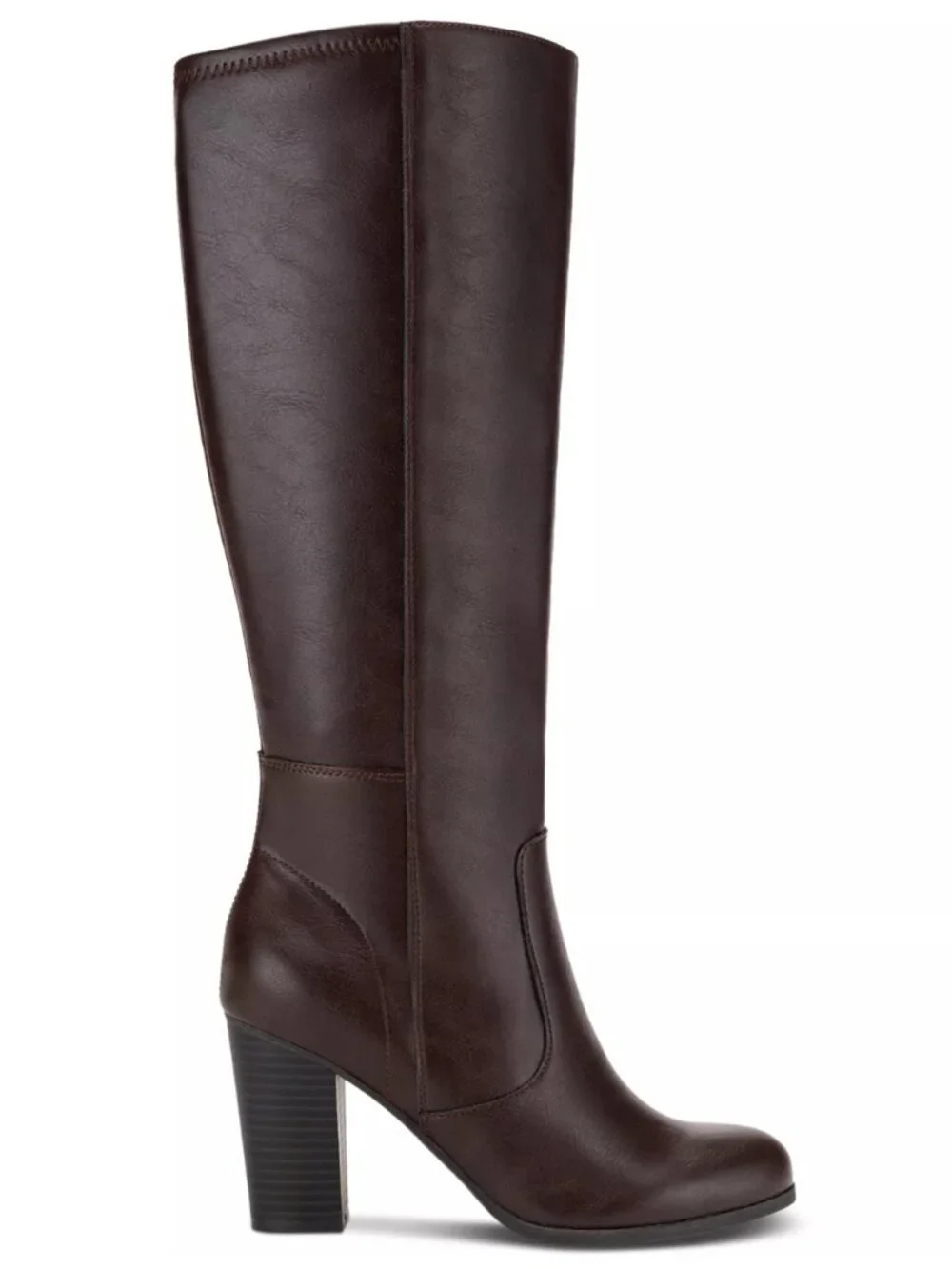 Style & Co Addyy Extra Wide Calf Knee High Boots Chocolate Size 12W NWT